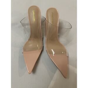 NEW! BILLIE NUDE Heels in by Carcumme Robbin size 10